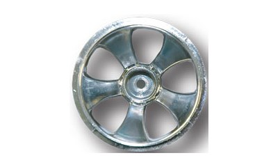 Chrome Wheel; 5 Spoke - Menace  (2 Stück)