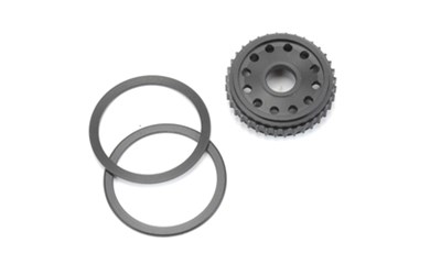 Ball Diff Pulley and Fences; 36T - Mi4LP (CNC)