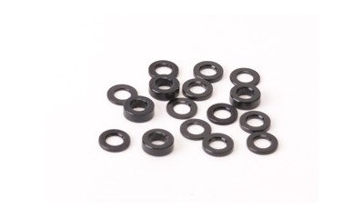 Black Washers - Mi5 - 16pc (SPEED PACK) (Aluminium)