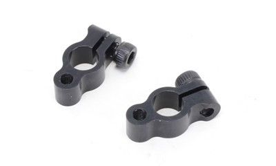 Body Post Mount Front (Black) - Mi5evo - (1pr)