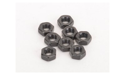 M3 Nut Black (8 Stück) (SPEED PACK) (Stahl)