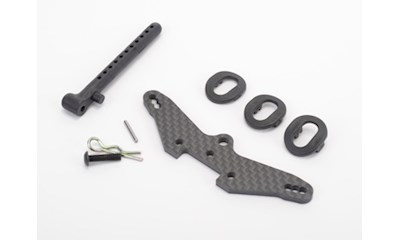 Front Shock Mount  5th Post - Mi6 (Karbon)