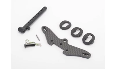 Front Shock Mount  5th Post - Mi6 (Karbon)