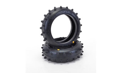 Stud 2 Row Front - Yellow (2 Stück)