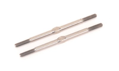 Titanium Turnbuckle - 60mm - Silver - pr