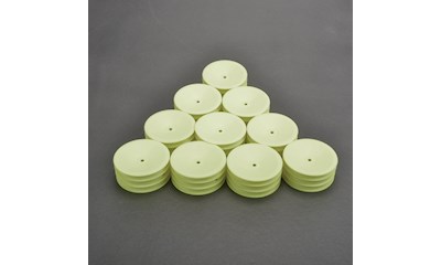 Wheel Front Med 2WD-Neon Yellow - 5pr