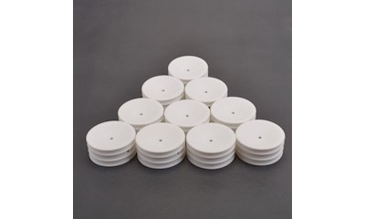 Wheel Front Med 2WD - White - 5pr