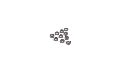 M3 Black Alloy Washers 2.00mm (pk10)