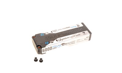 Sunpadow LiPo 6000-2S2P-7.4V-120C Stick Platin