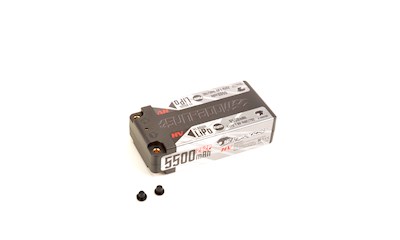 Sunpadow LiPo 5500-7.6V-2S2P-140C Shorty Platin