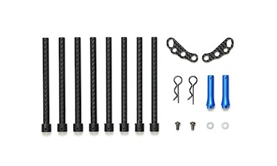 TA08R Reinforced Rear Body Mount Set