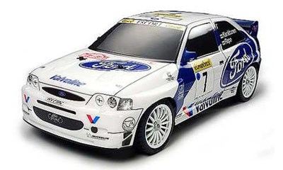 Ford Escort WRC white 2.4GHz (TT-01 ES, XBS)
