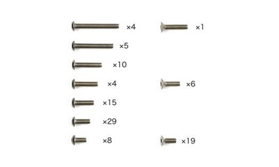 XV-02 Titanium Screw Set