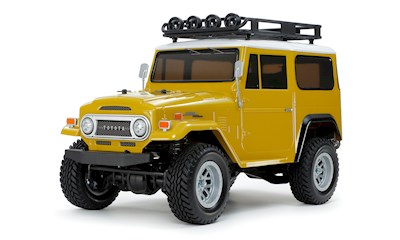 1/10 RC Toyota Land Cruiser 40 Yellow Painted Body (CC-02)