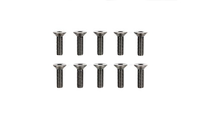 3x10mm Steel CS Hex Head Screws (10)
