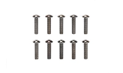 3x12mm Steel Hex Head Screws (10)