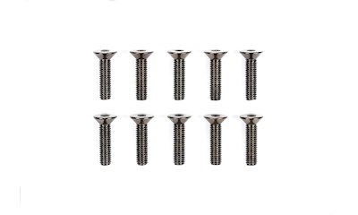3x12mm Steel  CS Hex Head Screws (10)