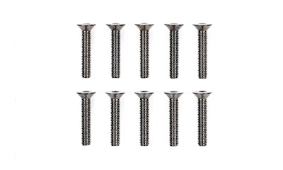 3x16mm Steel  CS Hex Head Screws (10)