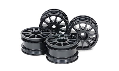 M-Chassis 11-Spoke Wheels (black, 4 pcs)