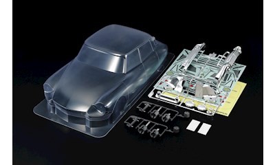 1/10 RC Citroen DS Body Parts Set