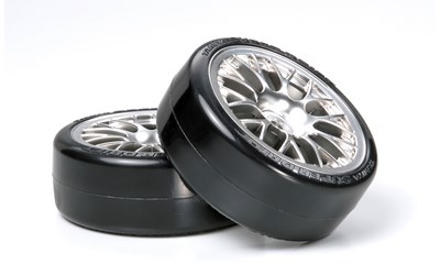 Metal Plated Mesh Wheel w Drifttech Tires