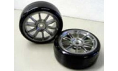 Metal Plated Mesh Wheel w Drifttech Tires