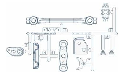 RM-01 Carbon Rein. L Parts (2)
