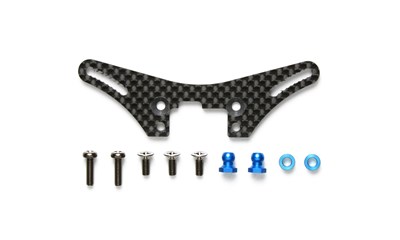 Dämpferbrücke carbon vorn/kurz TA-06
