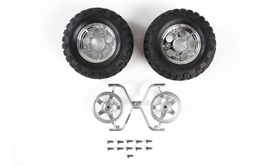 Rock Block Tires w/2-Piece 5-Spoke Wheels CC-01