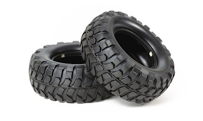 Rock Block Tires (soft, 2pcs.)(CC-01)