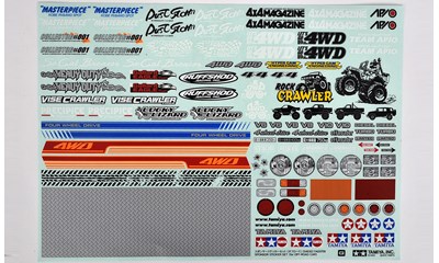 Off-Road Car Sponsor Stickers