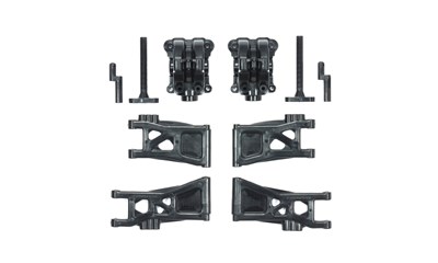 TT-02B Reinf. Gear Covers & Lower Susp.Arm
