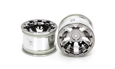 T3-01 Wheels Chrome Plated f.Slick Tires (2pcs)