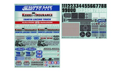 Marking Sticker Racing Truck