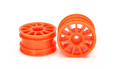 T3-01 11-Spoke Wheels (fl.-orange, 2pcs)