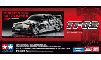 1/10 RC Mercedes Benz 190 E 2.5-16 EVO II 1991 (TT-02)