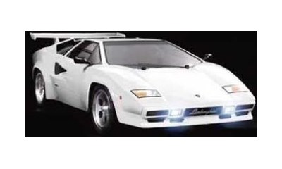 Lamborghini Countach LP500S White (TT-01 E, XB)