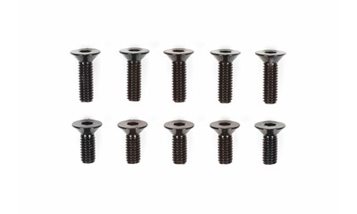 Aluminum CS Hex Head Screw Set black