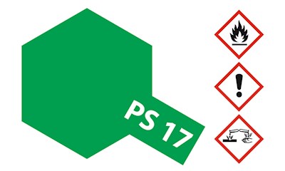 Sprühfarbe Polycarbonat (Lexan) PS-17 Metallic