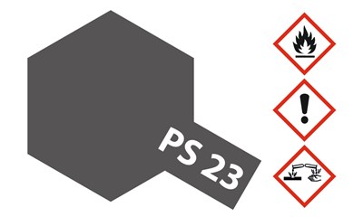 Sprühfarbe Polycarbonat (Lexan) PS-23 Gun Metal