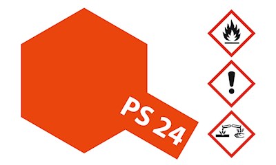 Sprühfarbe Polycarbonat (Lexan) PS-24 Neon