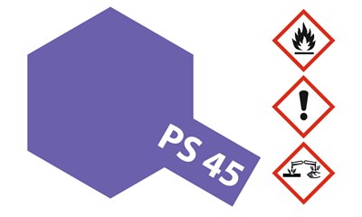 Sprühfarbe Polycarbonat (Lexan) PS-45 Viloett Transluscent