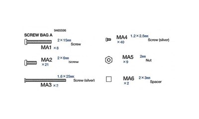 Screw Bag A for 56016