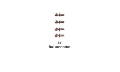 5mm Ball Connector (4 pcs.)