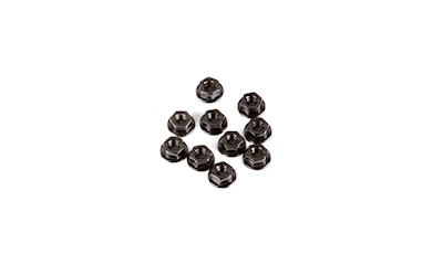 M4 Flanged Wheel Nuts