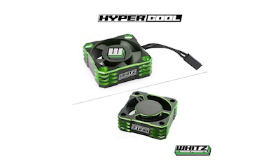 Whitz- HyperCool Aluminium Fan - 30mm - Neon Green