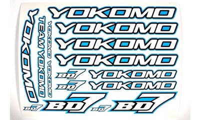 Yokokmo Onroad Racing Stickers - blue