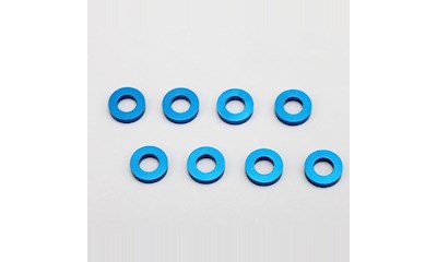 3 x 6 x 1,5 mm Aluminum Shim (8 Stück)