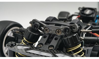 Dämpferbrücke vorne - Carbon - Tamiya M-08