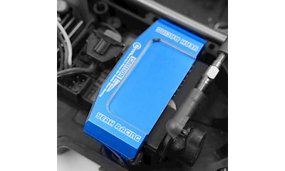 Servohalter Alu Blau